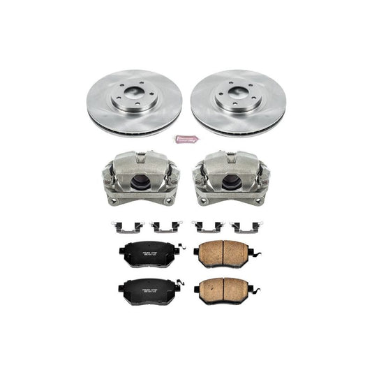 PowerStop OE front brake calipers for Infiniti FX45 2003-2005 with Autospecialty caliper kit and hardware.