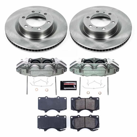 PowerStop OE brake kit for Toyota 4Runner 2015-2022 front Autospecialty kit with brake calipers and components.