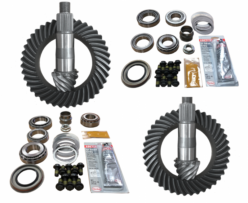 Revolution Gear & Axle differential install kit for Ford Bronco 2021+ with 220mm/210mm gears and 4.56 ratio, shown in image.