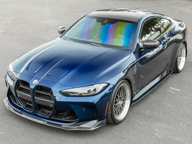 2021-Up BMW G82 G83 M4 M-Performance Extended Style | CARBON FIBER *ADD-ON* Side Skirts Extension Rocker Panel Ground Effects