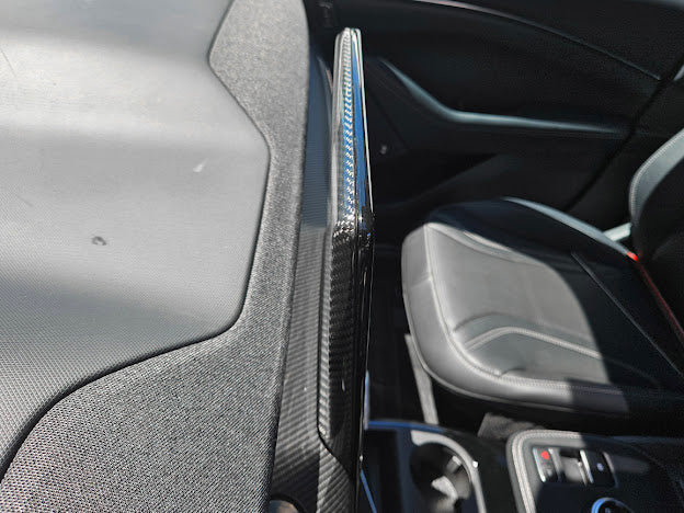 2021-Up Ford Mustang Mach-E | INTERIOR Carbon Fiber Navigation Monitor Cover