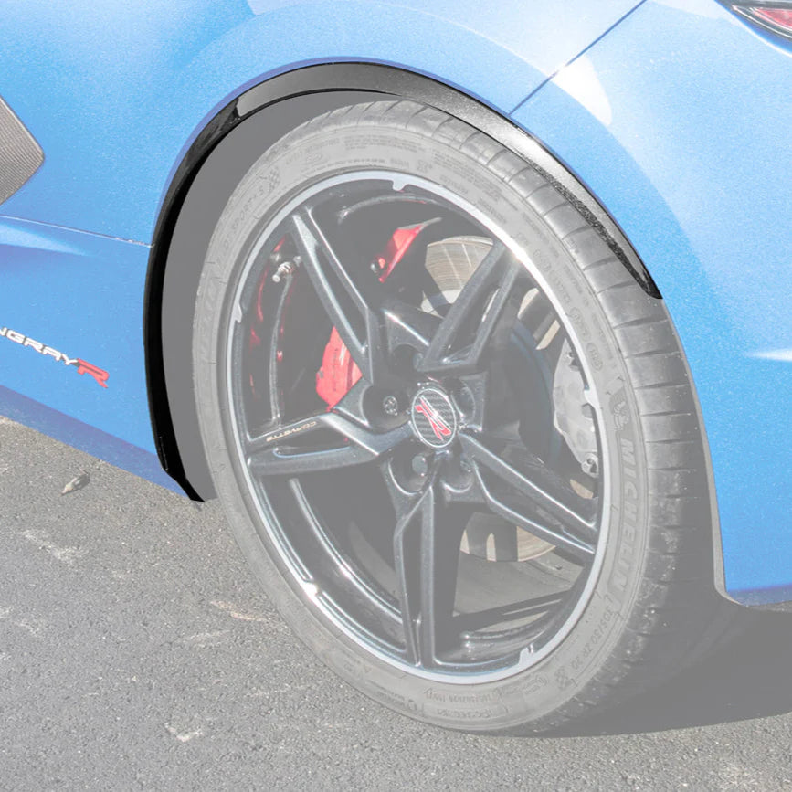2020+ CHEVROLET CORVETTE C8 CARBON FIBER SIDE WHEEL FENDER PAIR