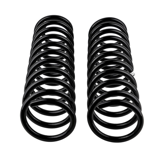 Old Man Emu front coilover coil spring for Jeep TJ, durable suspension component with ARB / OME branding.