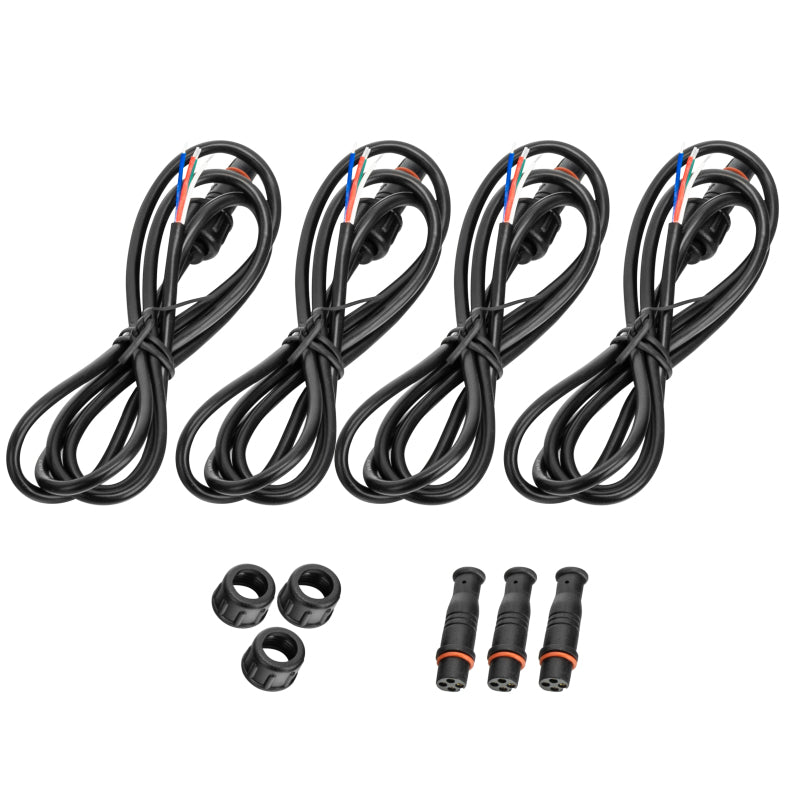 Oracle Lighting Lexus RX 350/450h 2010-2012 Halo Kit with ColorSHIFT LEDs and BC1 controller for custom headlight accent lighting.