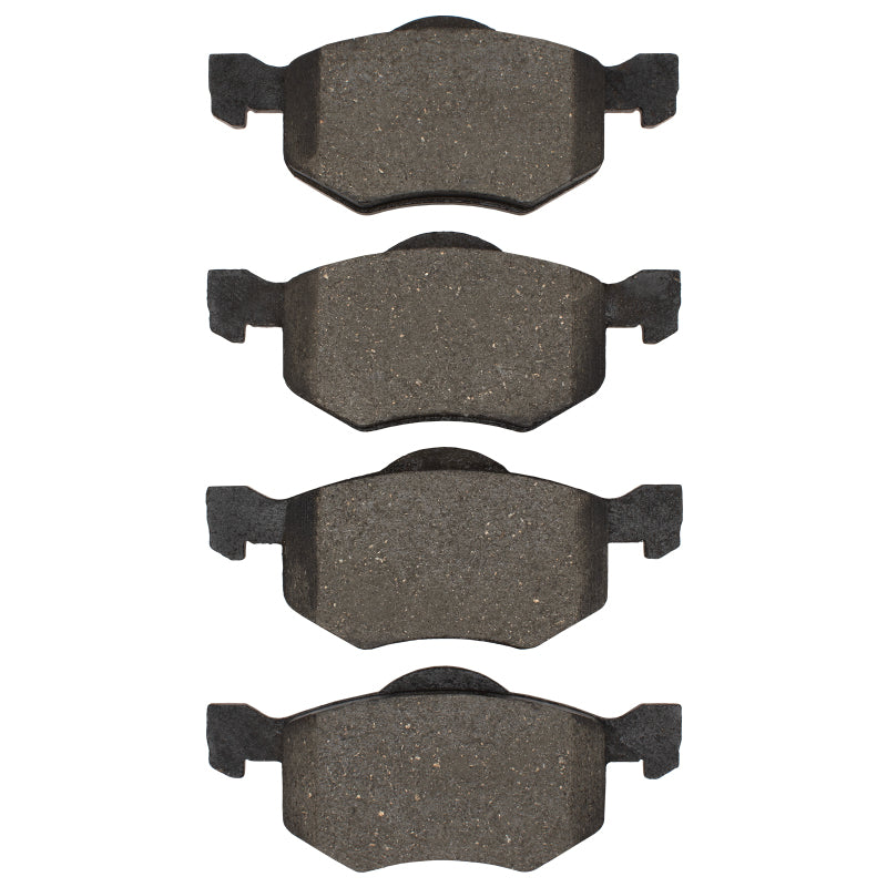 R1 Concepts OE front semi-metal brake pads for Mercury Mariner R1 01-07, showing the brake pad set with metal backing plates