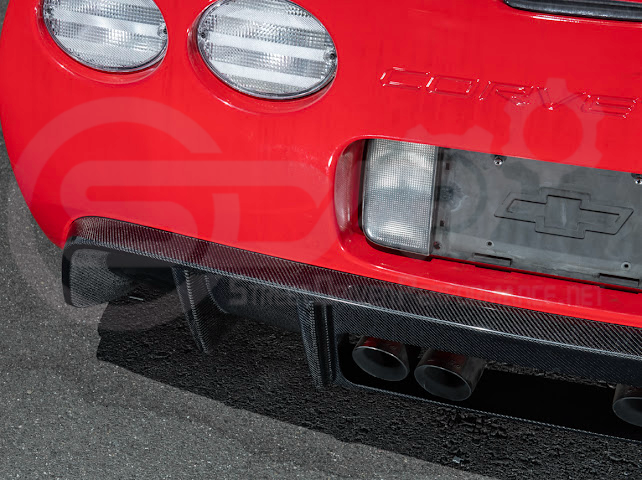 1997-2004 Chevrolet Corvette C5 | SDP Performance style CARBON FIBER Rear Bumper Finned Diffuser