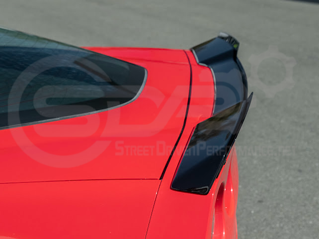 2005-2013 Corvette C6 | ZR1 Extended Style Rear Wing Wickerbill Spoiler (Matte or Gloss Black)