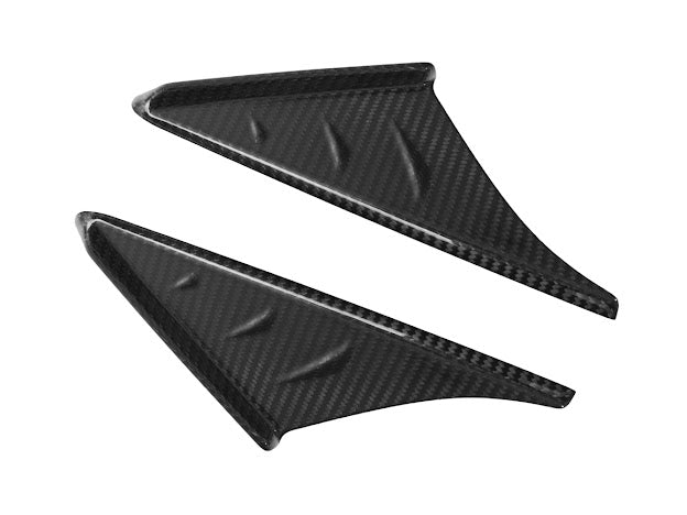 2020-Up Toyota GR Supra A90 A91 | SDP Performance Style CARBON FIBER Anti-Wind Buffeting Vent Cover Deflector (Pair)