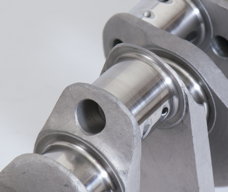 Eagle forged 4340 steel lightweight crankshaft for Chevrolet 305/350 engines with 3.500-inch stroke, used in high-performance applications.