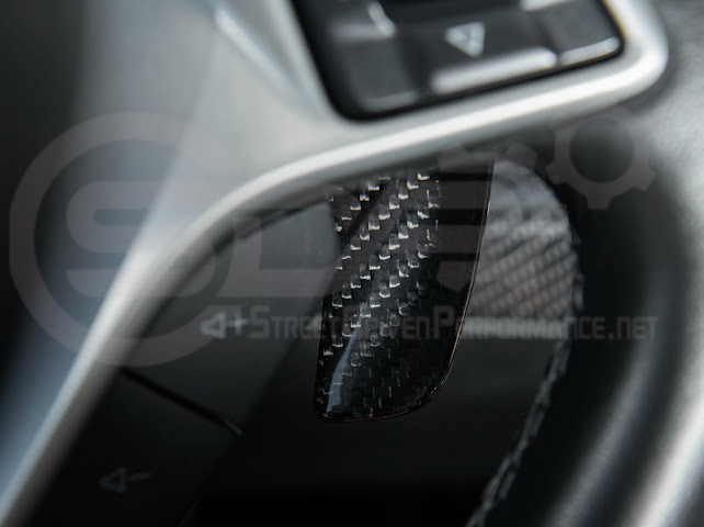 2014-2019 CHEVROLET CORVETTE C7 | CARBON FIBER FACTORY EXTENDED STYLE PADDLE SHIFTERS PAIR