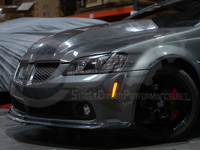 2008-2009 Pontiac G8 | Front Clear / Amber / or Smoke Lens Amber Light LED Side Markers Pair