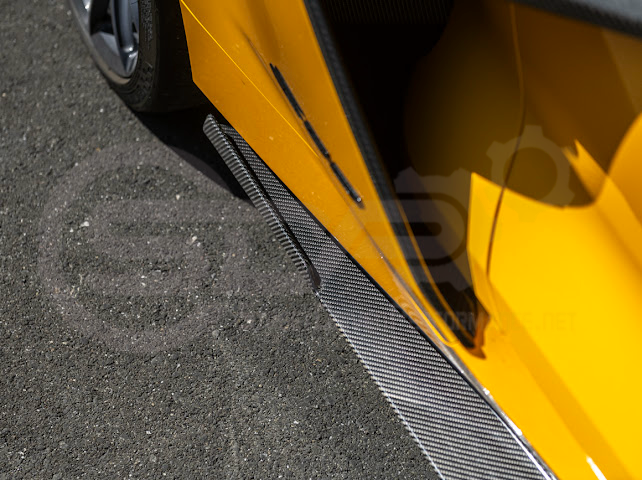 2023-UP CHEVROLET CORVETTE C8 Z06 & E-RAY | SDP PERFORMANCE TRACK STYLE SIDE SKIRTS ROCKER PANEL GROUND EFFECTS