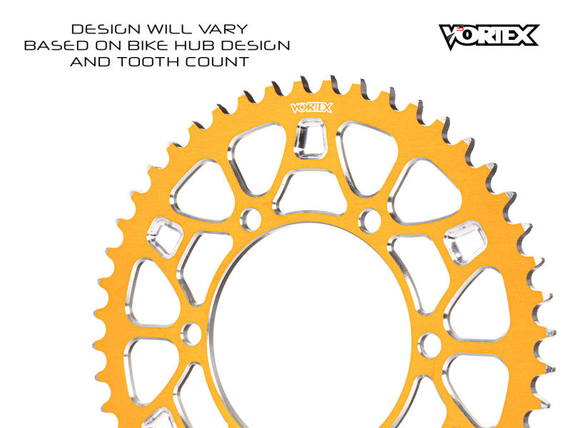 Vortex Racing V4 42 Tooth 520 Rear Sprocket - Orange
