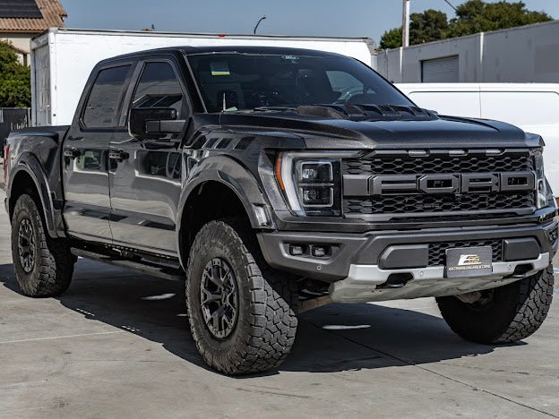 2021-UP F-150 RAPTOR | FACTORY STYLE CARBON FIBER SIDE FENDER FLARES REPLACEMENT (FRONT AND / OR REAR)