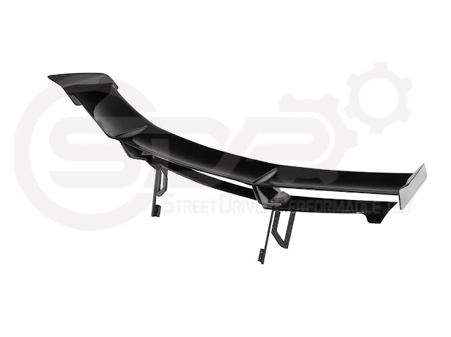2020-UP CORVETTE C8 STINGRAY & Z51 | ZR1 STYLE CARBON FLASH REAR HIGH WING SPOILER BRACKET