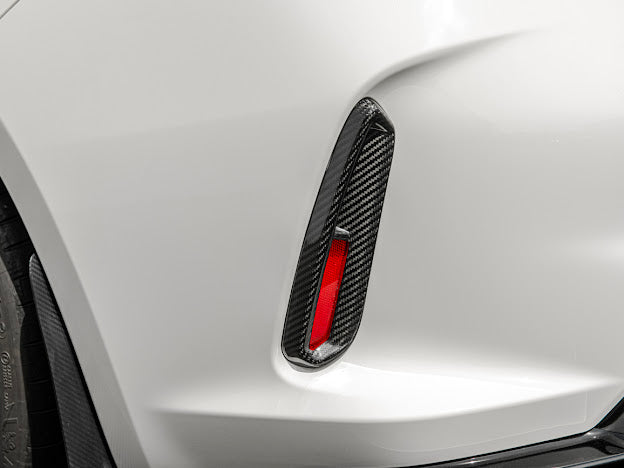 2023-Up Honda Civic FL5 Type-R  | JDM Style CARBON FIBER Rear Hatch Vent Trim Replacement (Pair)