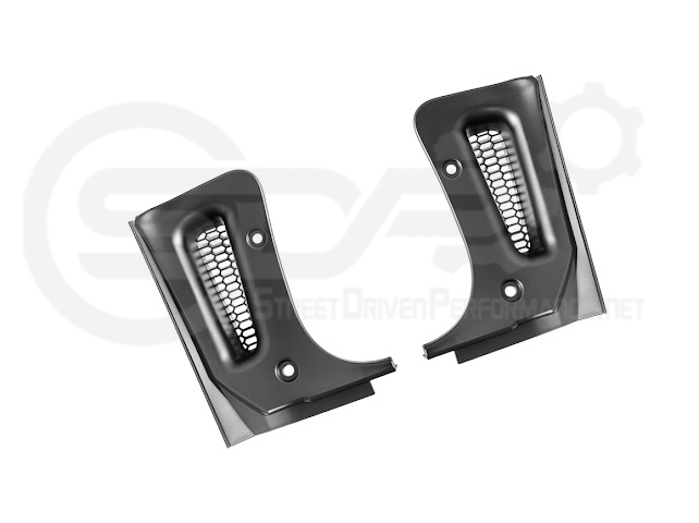 2023-UP CORVETTE C8 E-RAY, Z06, & ZR1 | XL EXTENDED REAR MUD FLAPS SPLASH GUARD PAIR