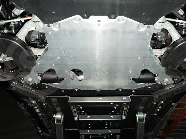 Pair of Street Driven Performance underbody air deflector cooling duct scoops for 2020-up Chevrolet Corvette C8 exterior trim.