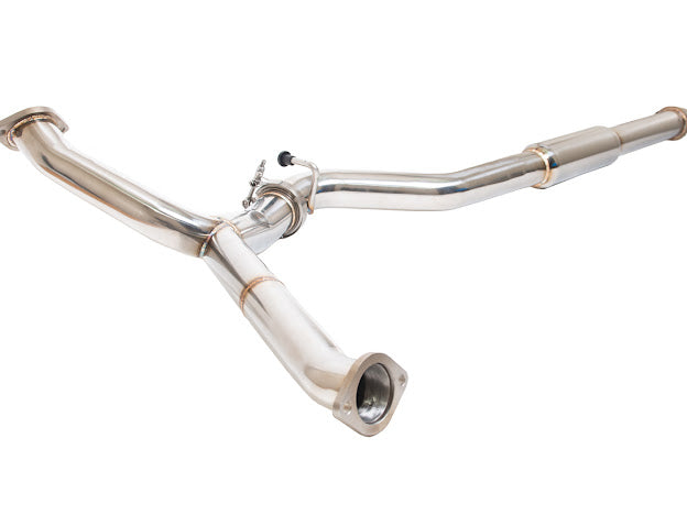 2022-UP SUBARU WRX | 3" TO 2.5" PIPING T304 STAINLESS STEEL RESONATED MID PIPE