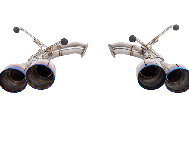2015-2021 SUBARU WRX / STI | AXLE BACK EXHAUST 4 INCH QUAD BURNT BLUE TIPS