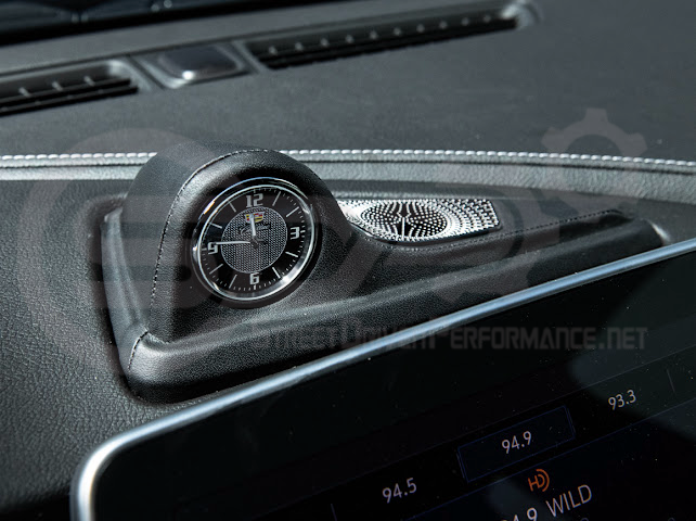 Fit 2020-2024 Cadillac CT5 | Leather Dashboard Center Analog Clock & Speaker Pod (Fits all Models)