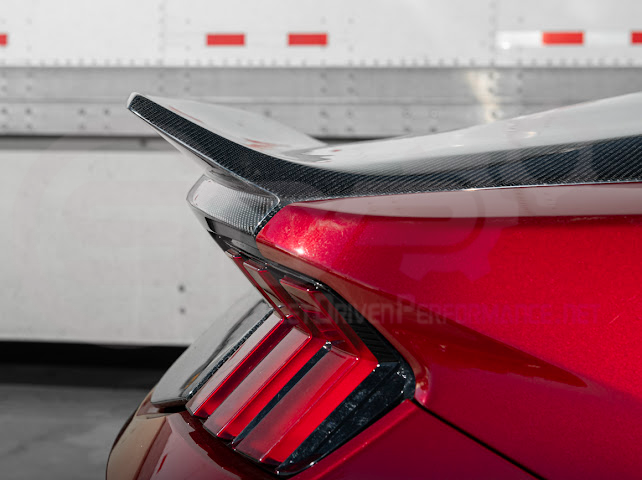 2024-Up Ford Mustang S650 | Factory Integrated Ducktail Style Carbon Fiber Replacement Rear Trunk Lid