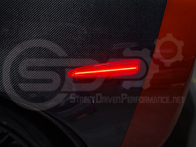 2005-2013 Chevrolet Corvette C6 | Amber Light LED Side Fender Markers Pair (Front and / or Rear) {Clear, Amber, Red, or Smoke Lenses}