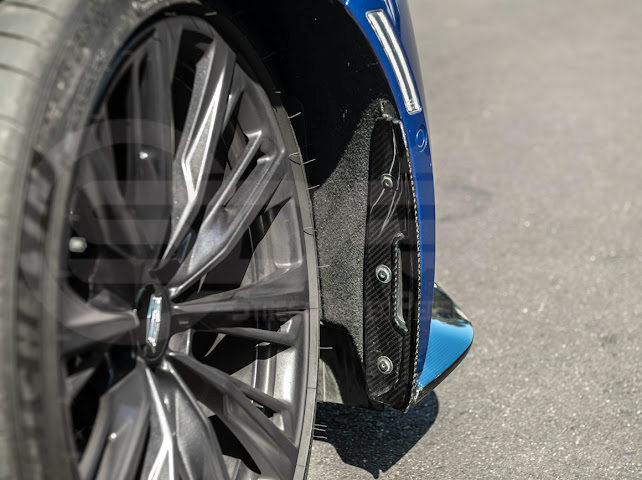 2020-2024 CADILLAC CT5-V BLACKWING SEDAN | FRONT LIP SPLITTER GROUND EFFECTS & WHEEL ARCHES