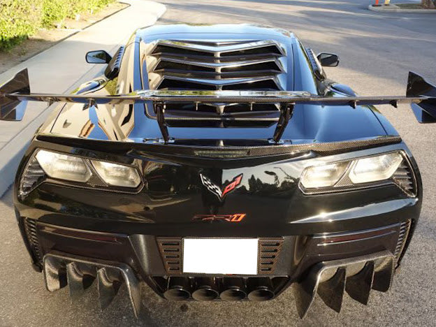 *BRAND NEW OPEN BOX / DISCOUNTED* 2019 CHEVROLET CORVETTE C7 ZR1 | CARBON FIBER REAR LID BASE SPOILER WING