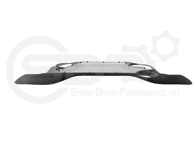 2024-PRESENT CORVETTE C8 CONVERTIBLE E-RAY| HTC EXPOSED ENGINE BAY PANEL COVER REPLACEMENT (CARBON FIBER / CARBON FLASH)