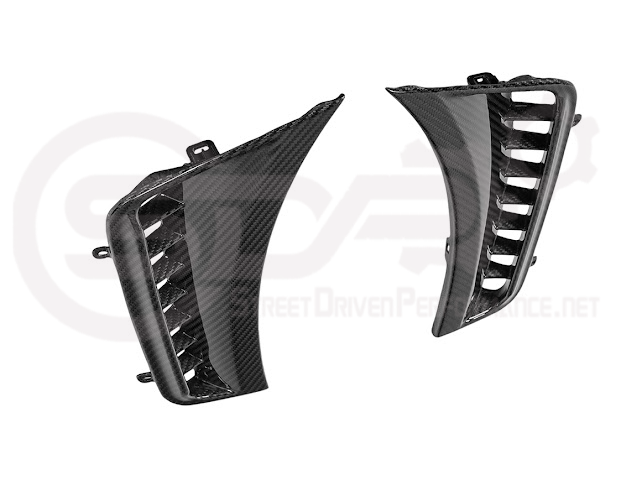 2025-Up Toyota GR Corolla | CARBON FIBER Bumper Side Air Inlet Vent Garnish Trim Pair