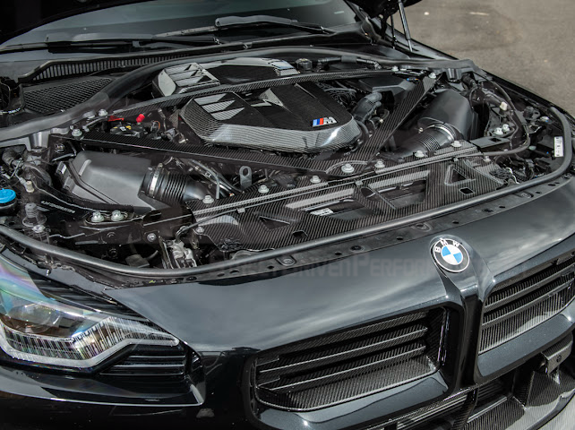 2021+ BMW G87 G80 G82 M2 M3 M4 | DRY CARBON FIBER WATER TANK RADIATING PLATE COVER TRIM