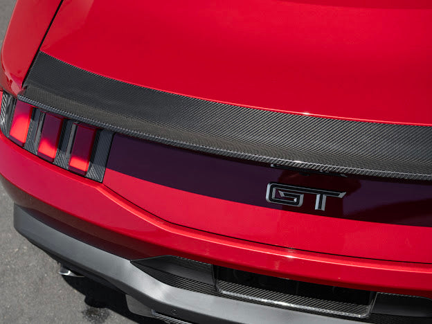 2024-UP FORD MUSTANG S650 | CARBON FIBER REAR TRUNK DUCKTAIL INTEGRATED WING SPOILER MODULE