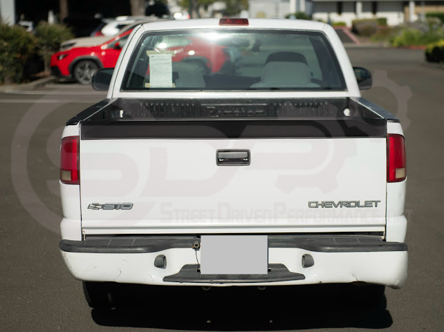 1994-2004 Chevrolet S-10 Street Series MATTE BLACK Rear Tailgate Trunk Spoiler Wing