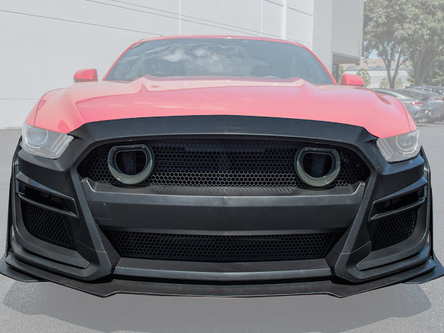 2015-17 FORD MUSTANG | GT500 CONVERSION FRONT BUMPER WITH LED GRILLE KIT