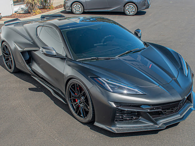 2023+ CORVETTE C8 Z06 & E-Ray | 3-PIECES FRONT LIP SPLITTER GROUND EFFECTS