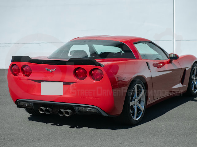 2005-2013 Corvette C6 | ZR1 Extended Style Rear Wing Wickerbill Spoiler (Matte or Gloss Black)