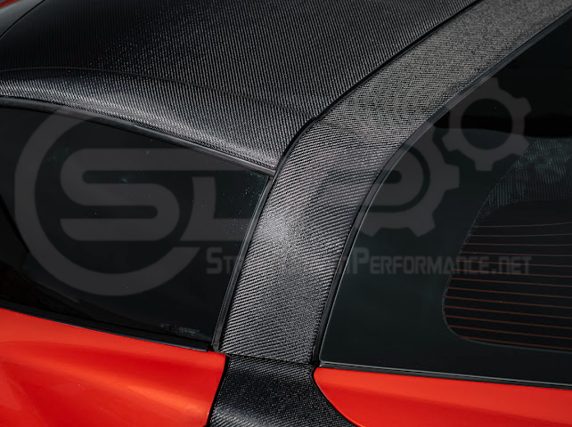 2005-2013 C6 Corvette - Carbon Fiber B-Pillar / Halo Cover