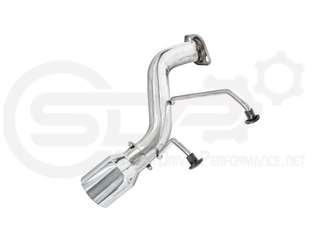 Mazda MX-5 Miata ND 2016-2025 exhaust axle back muffler delete with 4-inch burnt or chrome tips, street performance exhaust system.