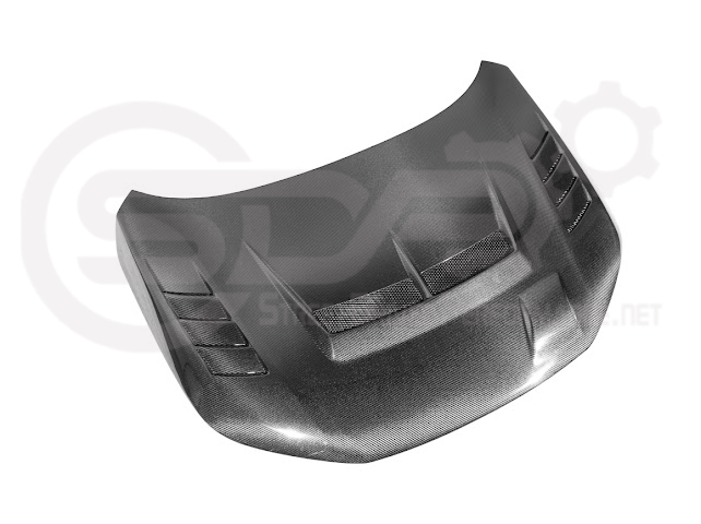2023-UP HONDA CIVIC FL5 TYPE-R | JDM VARIS STYLE CARBON FIBER FRONT VENTED HOOD