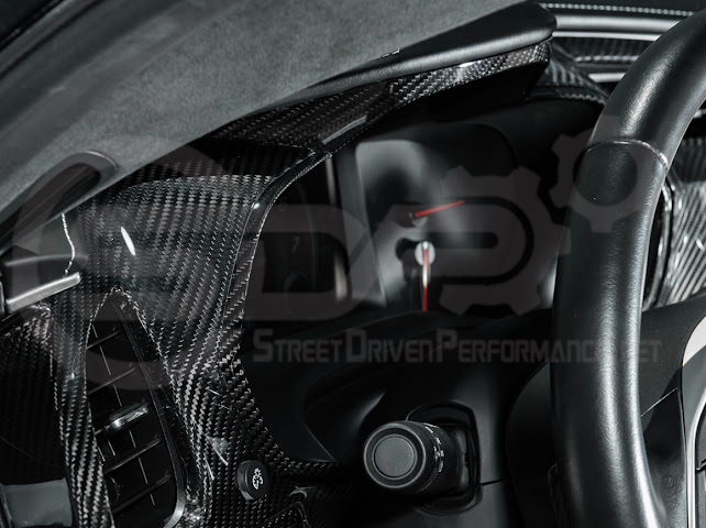 2014-2019 Chevrolet Corvette C7 | Carbon Fiber Dashboard Instrument Cluster Gauge Frame Trim Cover