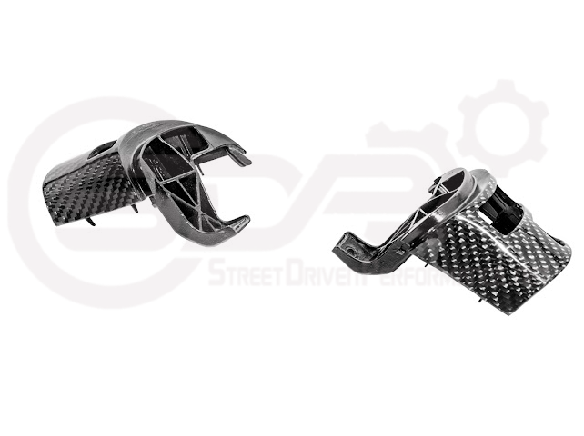 2005-2013 CHEVROLET CORVETTE C6 | SDP PERFORMANCE CARBON FIBER STEERING WHEEL BUTTON COVER REPLACEMENT PAIR