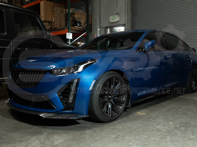 2020-Up Cadillac CT5 | Front Bumper Amber LED Reflector Light Side Marker Pair (Clear, Amber or Smoke Lens)