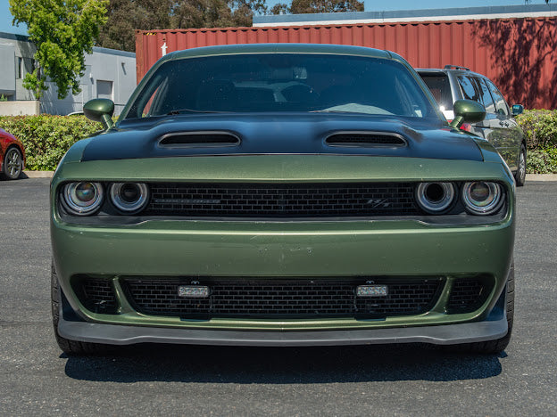 2008-UP DODGE CHALLENGER HELLCAT REDEYE FRONT HOOD - Primer Black