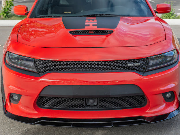 2015-UP DODGE CHARGER SRT PERFORMANCE FRONT SPLITTER (4pc)