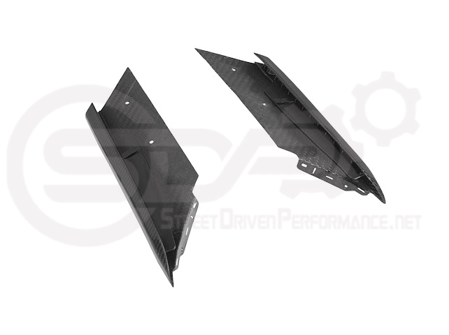2023+ CHEVROLET CORVETTE C8 Z06/ E-RAY / ZR1 | CARBON FIBER SIDE AIR INTAKE DOOR GARNISH LOWER TRIM PAIR