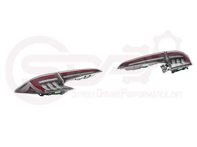 2019-UP COROLLA HATCHBACK GR SEQUENTIAL SIGNAL LED CLEAR REAR TAILLIGHTS PAIR