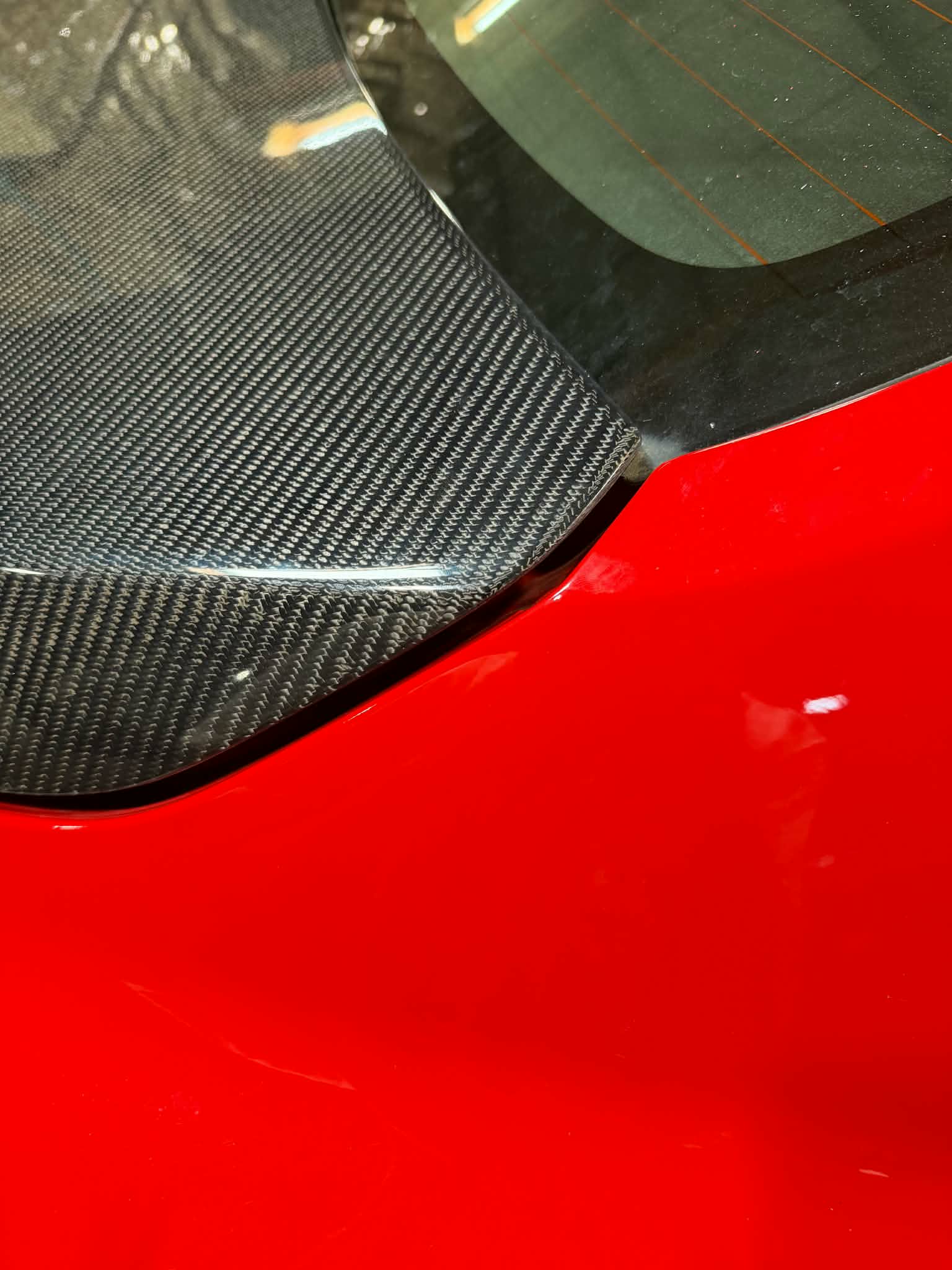*BLEMISHED / DISCOUNTED *2022-PRESENT SUBARU WRX STI |  CARBON FIBER REAR TRUNK LID WITH INTEGRATED SPOILER WING