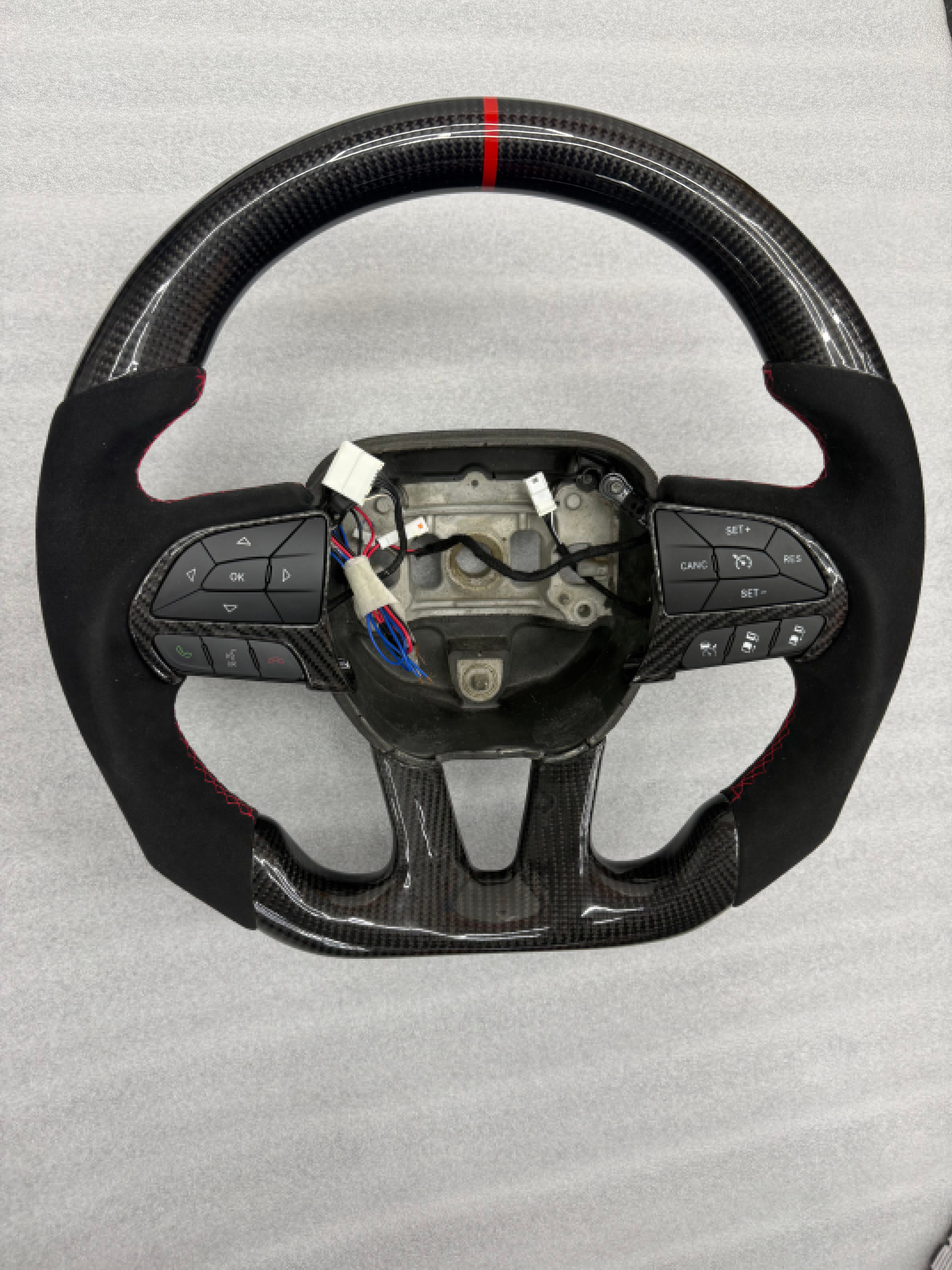 2008 - 2024+ MOPAR Dodge Challenger Custom Carbon Fiber Steering Wheel with options