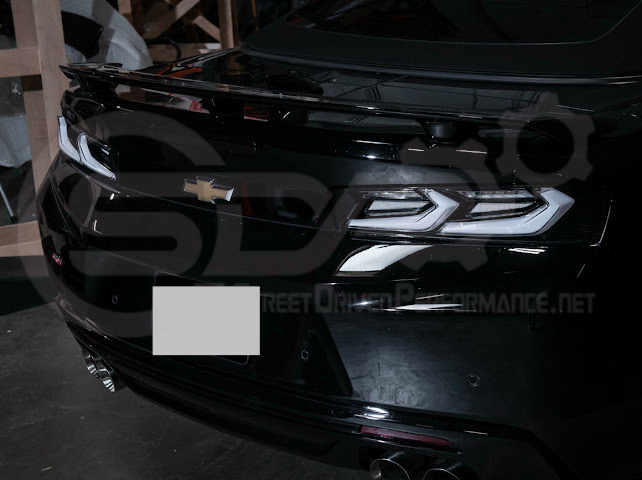 2016-2018 Chevrolet Camaro | C8 Style Sequential Signal LED Rear Taillights Pair (Clear / Red / Smoke Lens)